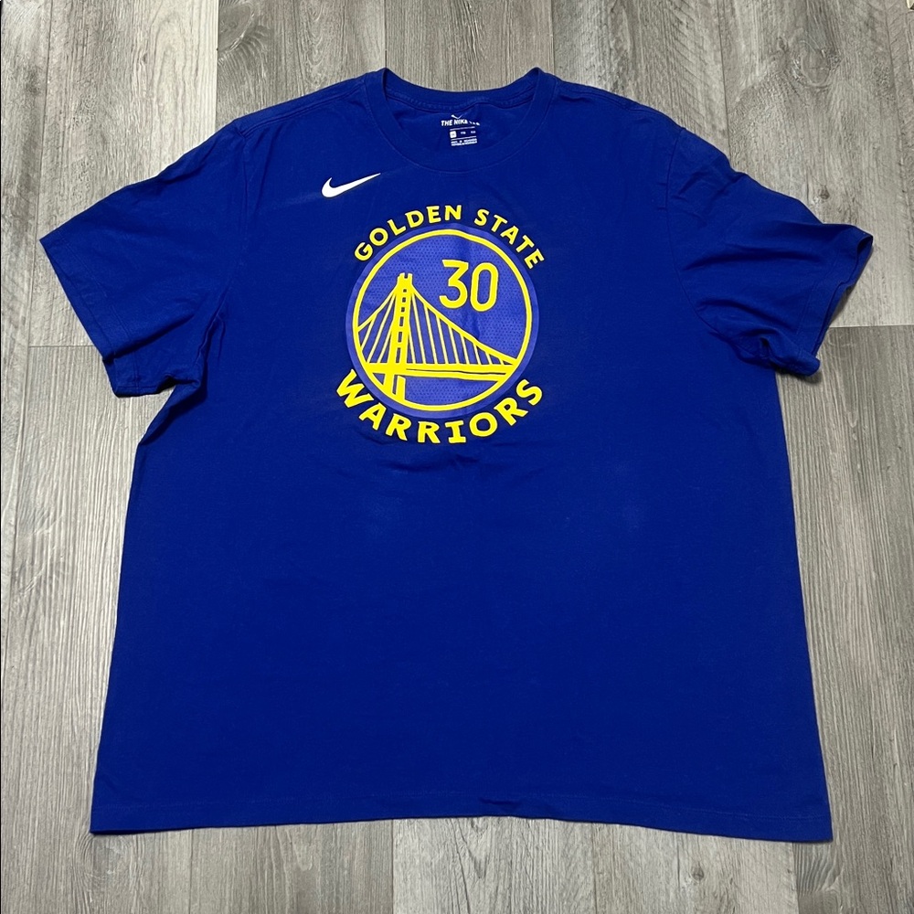 Nike Golden State Warriors Steph Curry Tee/ blue /Size XXL
